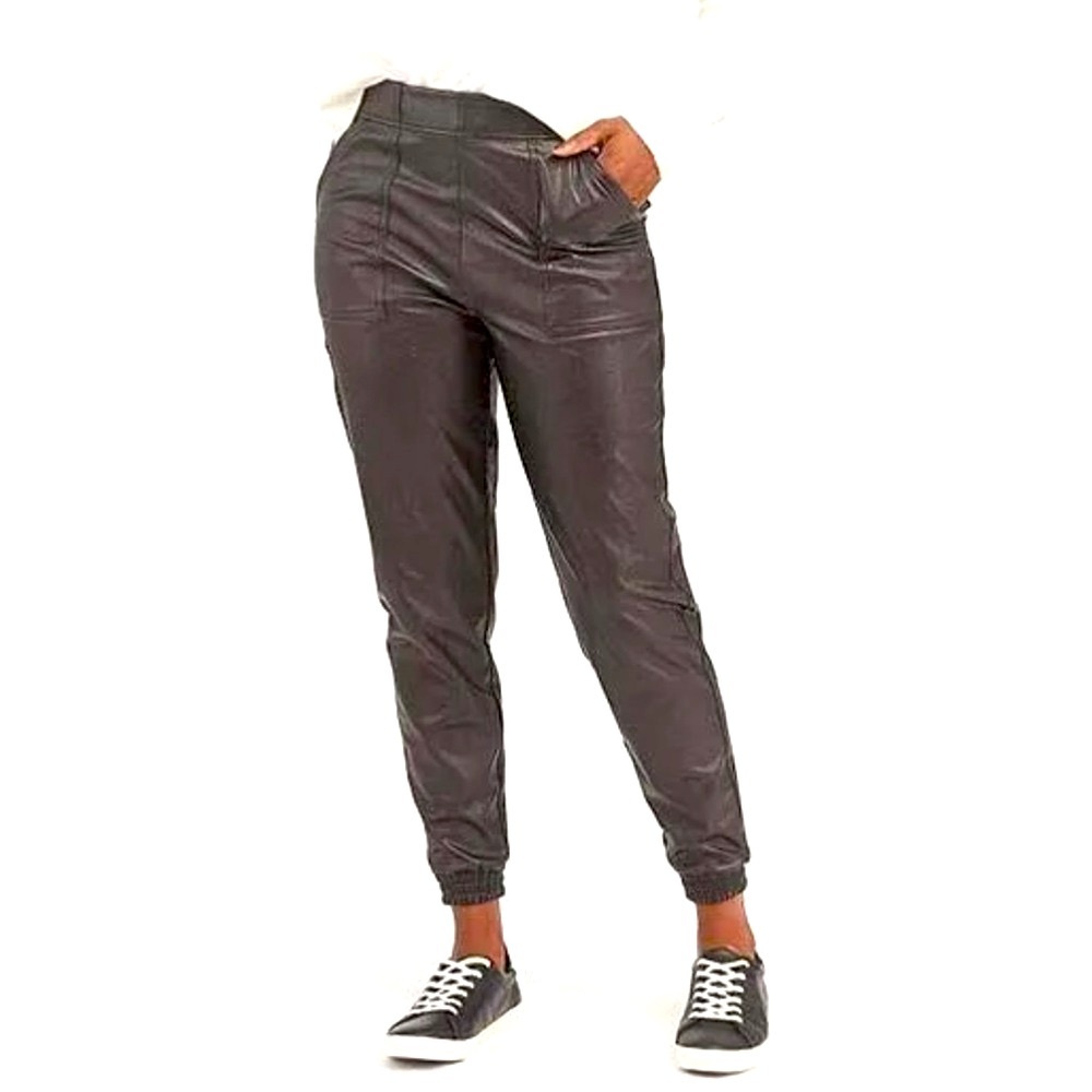 SPANX Faux Leather Jogging Pants
